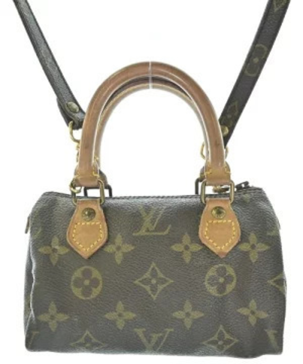 Louis Vuitton Shoulder Bag Brown Beige Cream All over